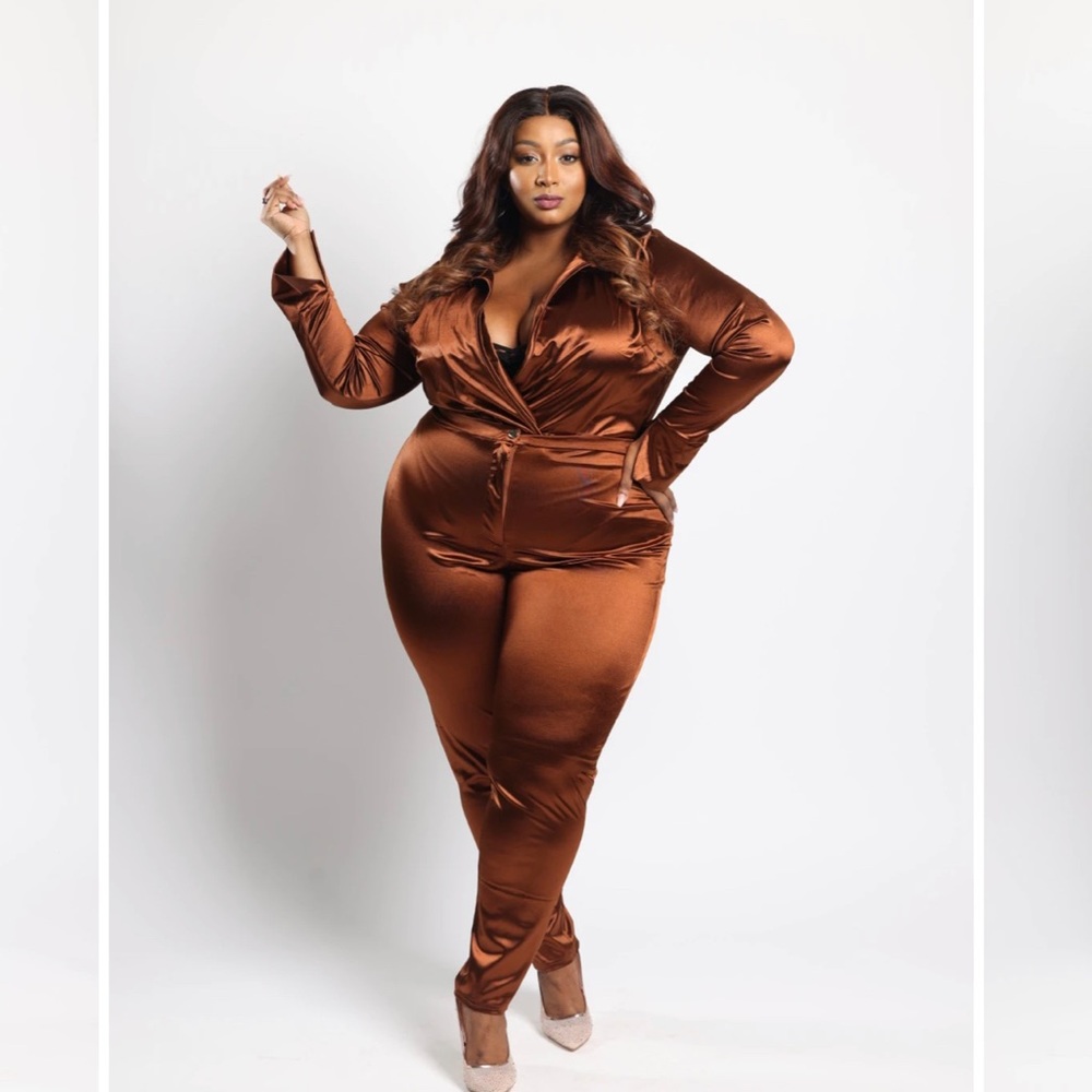 Cognac two piece set